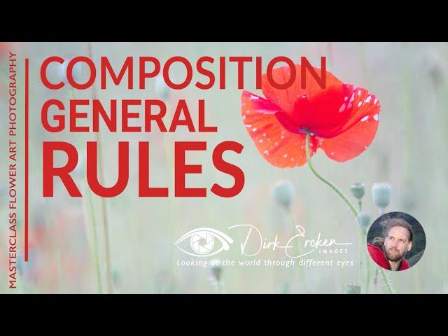 Flower Art Photography General rules composition