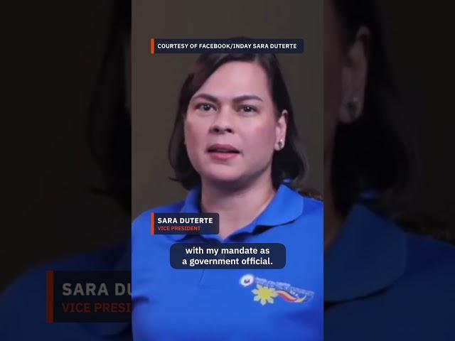 Sara Duterte to Liza Marcos: Your feelings have nothing to do with my duties as VP