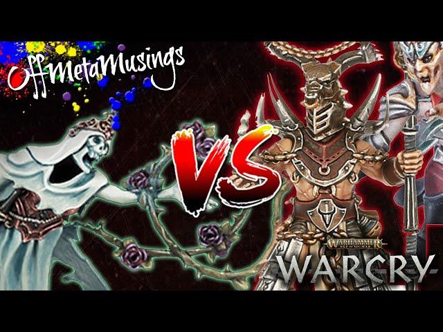 Nighthaunt VS Horns of Hashut & Daughters of Khaine | TTS Warcry