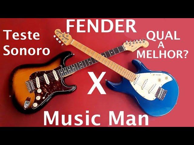 Fender (USA) X Music Man (Silhouette) /Teste Sonoro - Qual a Melhor? - 2 Máquinas de Timbres