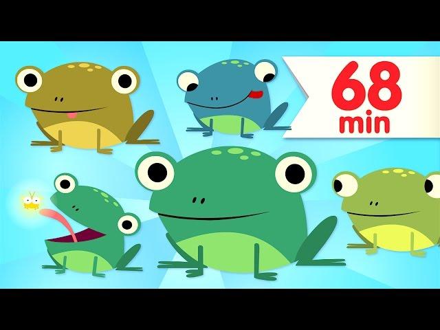 Five Little Speckled Frogs + More | Kids Songs | Super Simple Songs