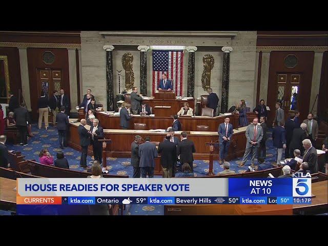 U.S. House readies for speaker vote