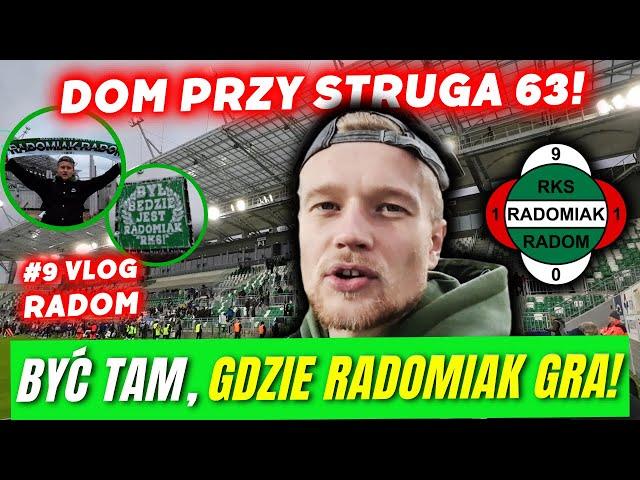 VLOG | RADOMIAK RADOM 0:2 RAKÓW CZĘSTOCHOWA STADION, SKLEPIK, KIBICE I ATMOSFERA 