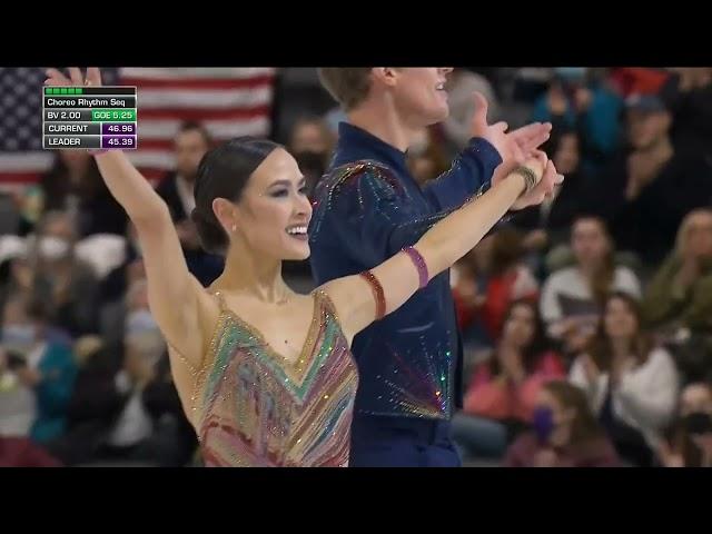 2022 Skate America Madison Chock & Evan Bates RD