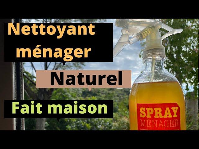 Ne mettez plus vos épluchures d'orange de citron à la poubelle - Spray ménager naturel multi usages