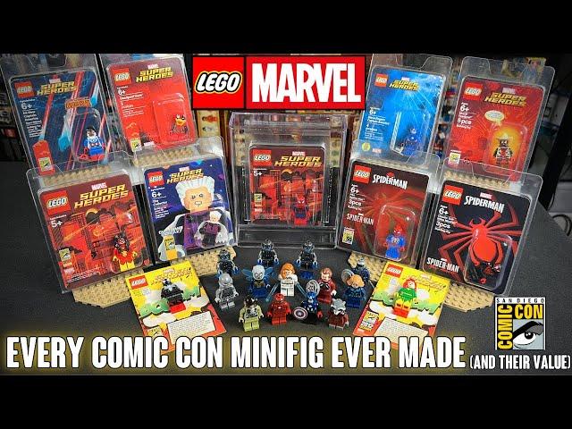 EVERY LEGO Marvel SDCC Minifig EVER MADE (and What They're Worth)