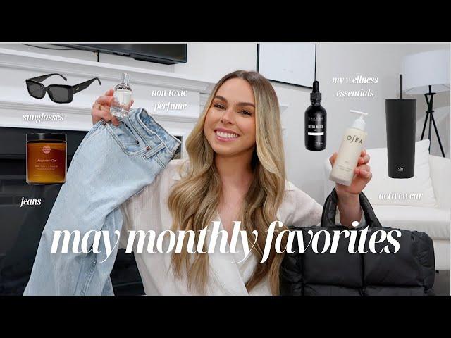 MAY MONTHLY FAVORITES | activewear, jewelry, wellness, jeans, creators, accessories, workouts, etc!