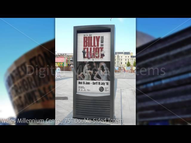 Wales Millennium Centre 75" Outdoor Display 01