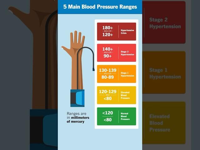 What's a normal blood pressure range?