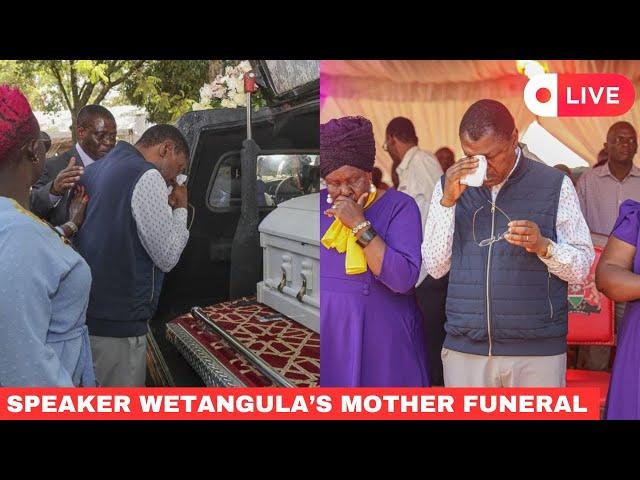 LIVE: President Ruto & other Leaders Attend Funeral Service of the Late mother of Speaker Wetangula!