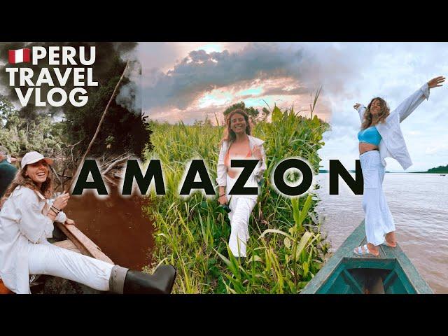 Welcome to the Peruvian AMAZON  Backpacking Peru Travel Vlog