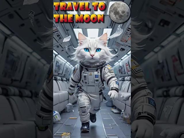  Bella the Cat Explains Moon Facts... Cuter & Smarter Than NASA?! |Facts Shorts #facts #shorts