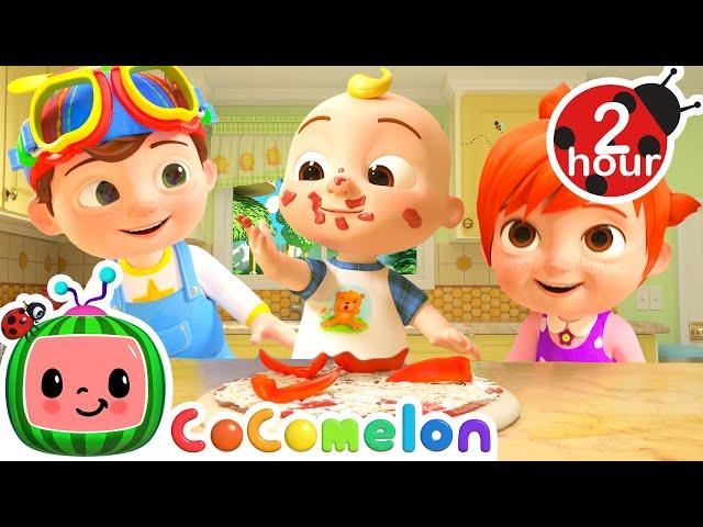 Pizza Brings The Family Together | COCOMELON | Family Time! ‍‍ | MOONBUG KIDS | Songs for Kids