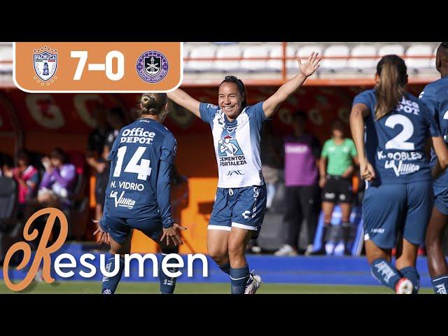 PACHUCA 7-0 MAZATLÁN J8 | Las TUZAS mandan con PASO PERFECTO