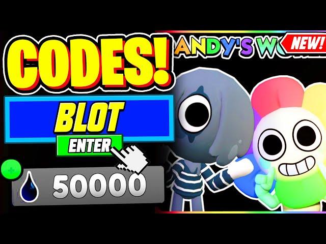 ️New️ ALL BLOT UPDATE WORKING CODES For Dandys World - Roblox Dandys World Codes 2025
