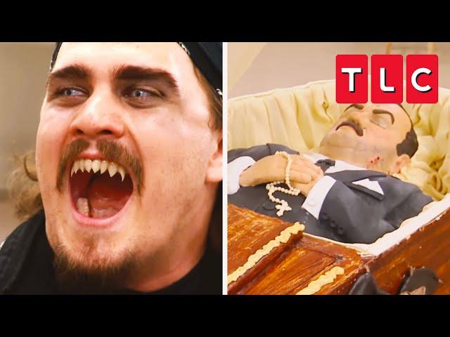 A Real-Life Vampire Demands A Cake From Buddy! | Cake Boss | TLC