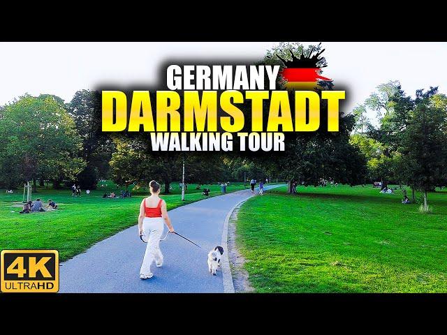  Darmstadt GERMANY Walking Tour In September 2023! 4K Video