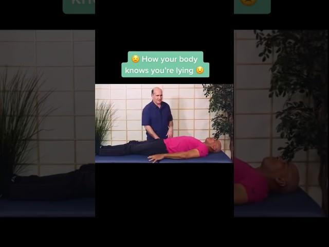 How your body knows you’re lying. #body #chiropractor #kinesiology #health