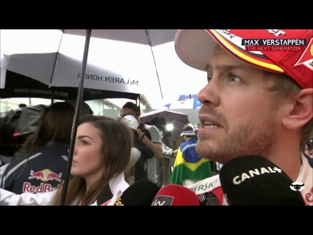 What Sebastian Vettal said about Max Verstappen post race BrazilGP