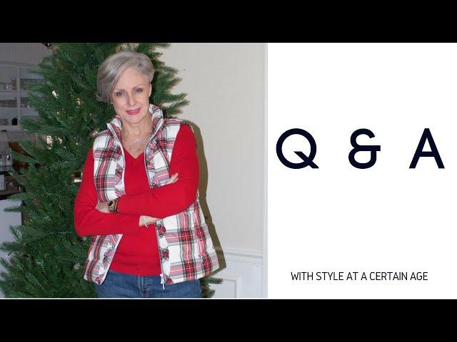 Q & A with Style at a Certain Age