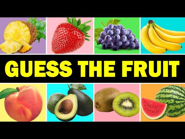 Guess the Fruit Quiz (51 Different Types of Fruit)   