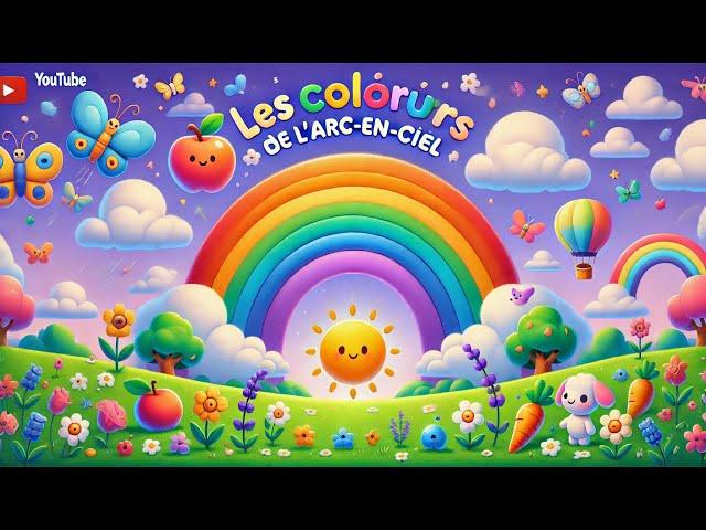 Les Couleurs de l'Arc-en-Ciel  | Comptine Joyeuse pour Enfants 