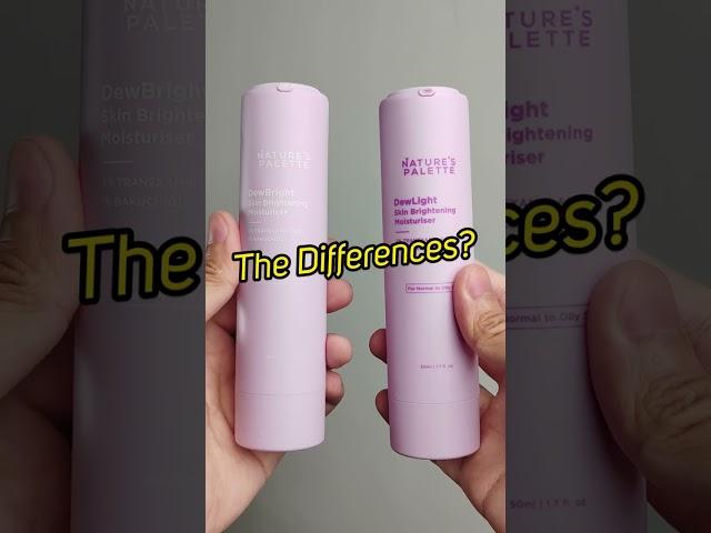 Difference Between Nature's Palette Moisturizers