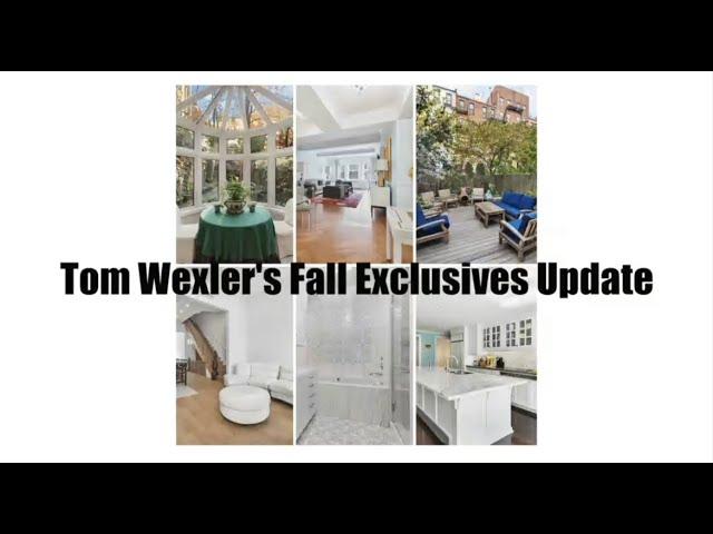 Tom Wexler's Fall Exclusives Update!