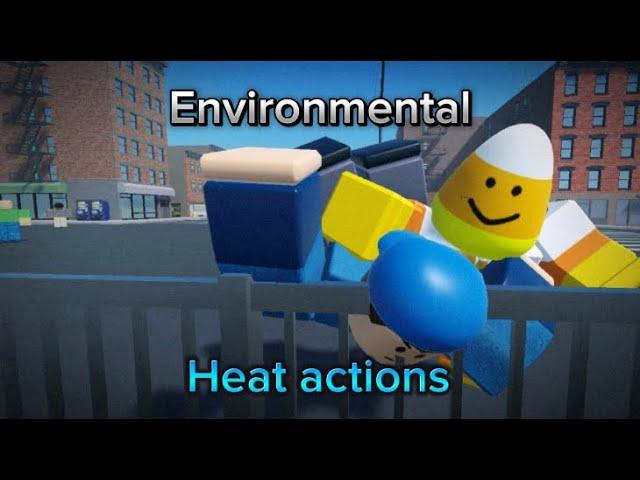 Roblox Right 2 Fight Fan-made Environmental Heat Actions