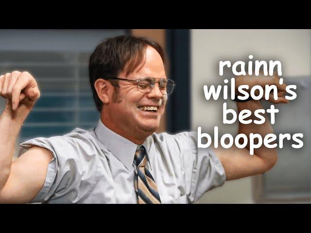 the office bloopers but it's just dwight | Best of Rainn Wilson's Bloopers | Comedy Bites