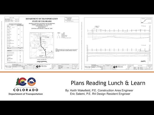 CDOT TETP Insights: Plan Reading 9 – Plan & Profile Views