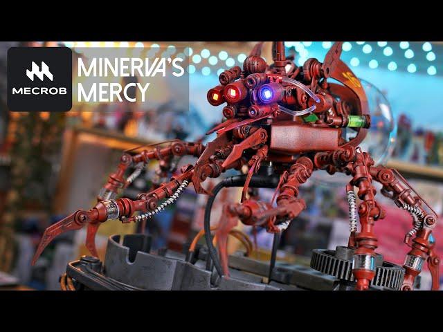 Making a Custom Mecha Spider! - Mecrob 'Minerva's Mercy' Metal Puzzle Kit Review!