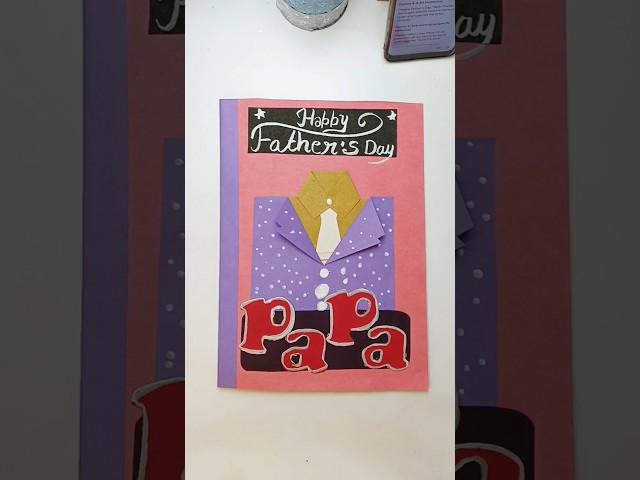 DIY Father's Day Card ️ #shorts #fathersday #diy #viralvideo #trending #handmade