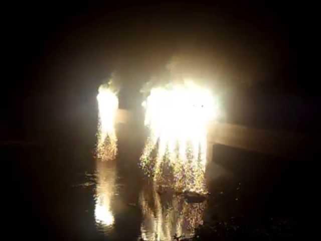 Fireworks Waterfall