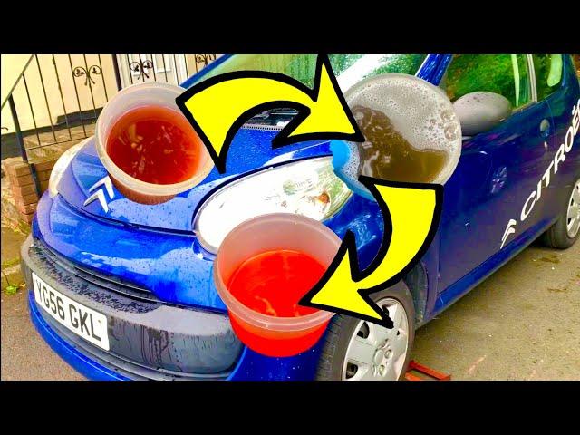 Dirty Coolant Flush, How To/DIY Citroen C1/Aygo/107 Coolant System Super Flush