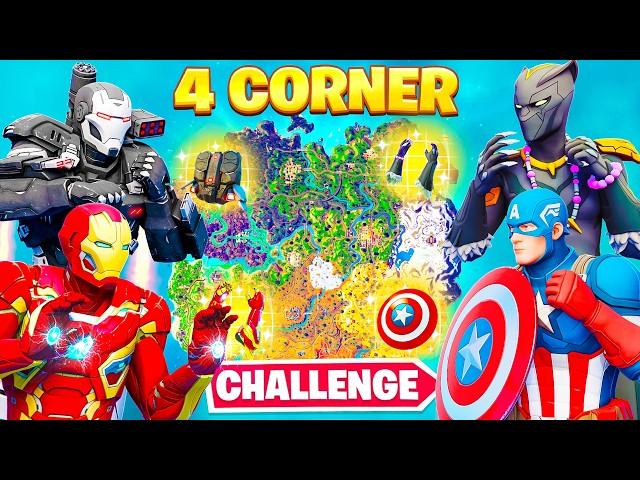 The AVENGERS 4 CORNER Challenge!