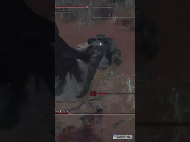 SABER VS KNIGHT RIDER (INTELLIGENCE STRENGTH BUILD) #eldenring