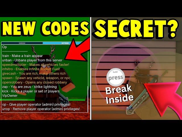 Top 7 BEST Secrets Found In The Jailbreak Season 12 Update! | Secret Commands And More!