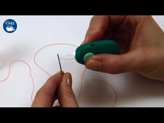 How to use a Dritz LED Needle Threader