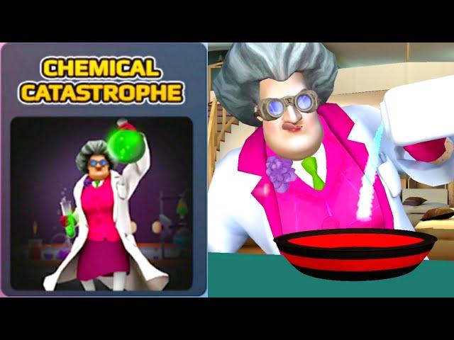 المدرسة الشريرة مرحلة إفساد التجربة العلمية-مقلب النظارات|Scary Teacher 3D-Chemical Catastrophe