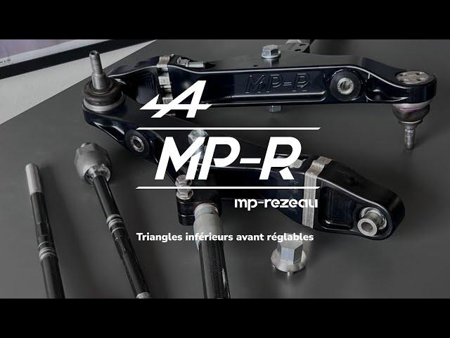 Présentation de nos Triangles inférieurs avant réglables pour l'Alpine A110 / MP-R