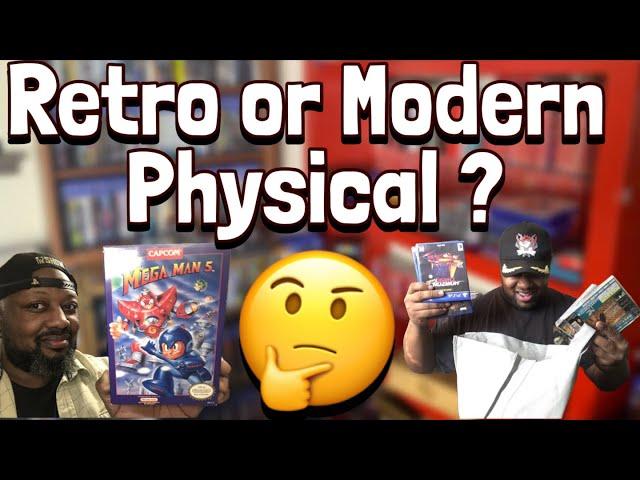 Which is Better Between Modern and Retro Physical Games for Collectors