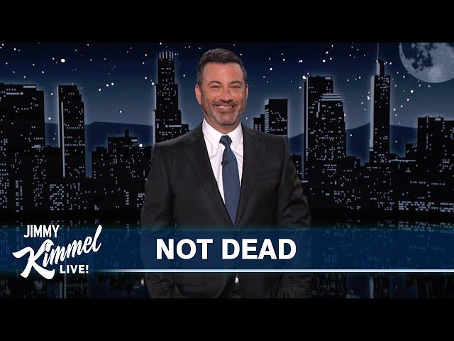 Jimmy Kimmel is BACK and Very Much ALIVE