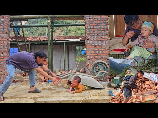 Single father, cleaning the house,Son crushed by truck while working on construction site