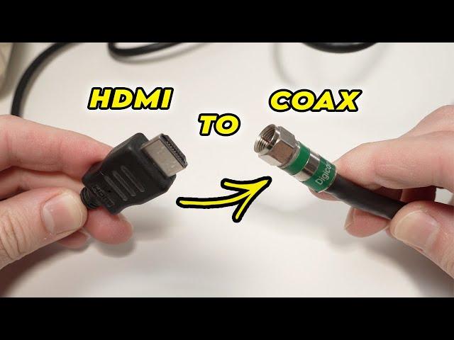 HDMI to Coaxial Cable : How to Convert