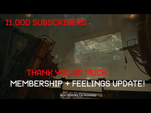 11,000 Subscriber Update + Membership Tiers