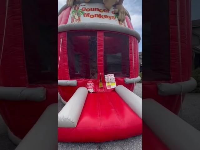 Barrel of Monkeys Bounce House | 3 Monkeys Inflatables | Central PA and MD Inflatable Event Rentals