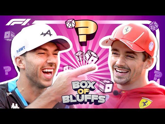 "I Don't Want To Break The Trust We Have!"  | Box Of BLUFFS! | Charles Leclerc & Pierre Gasly