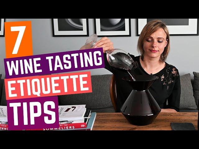 7 ESSENTIAL Wine Tasting Etiquette Tips (How to Look Professional in Wine Tastings)