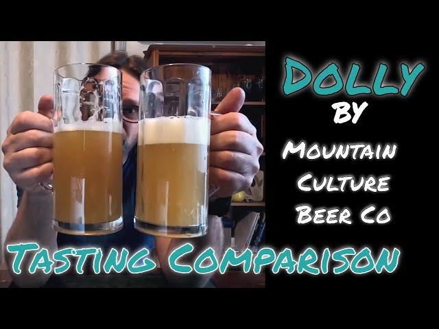 Tasting my version of Dolly, By Mountain Culture Beer Co.